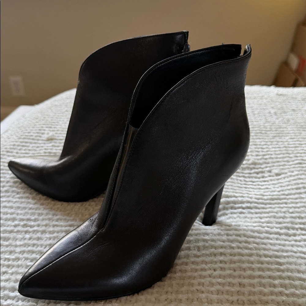 Nine West Black Heeled Boots